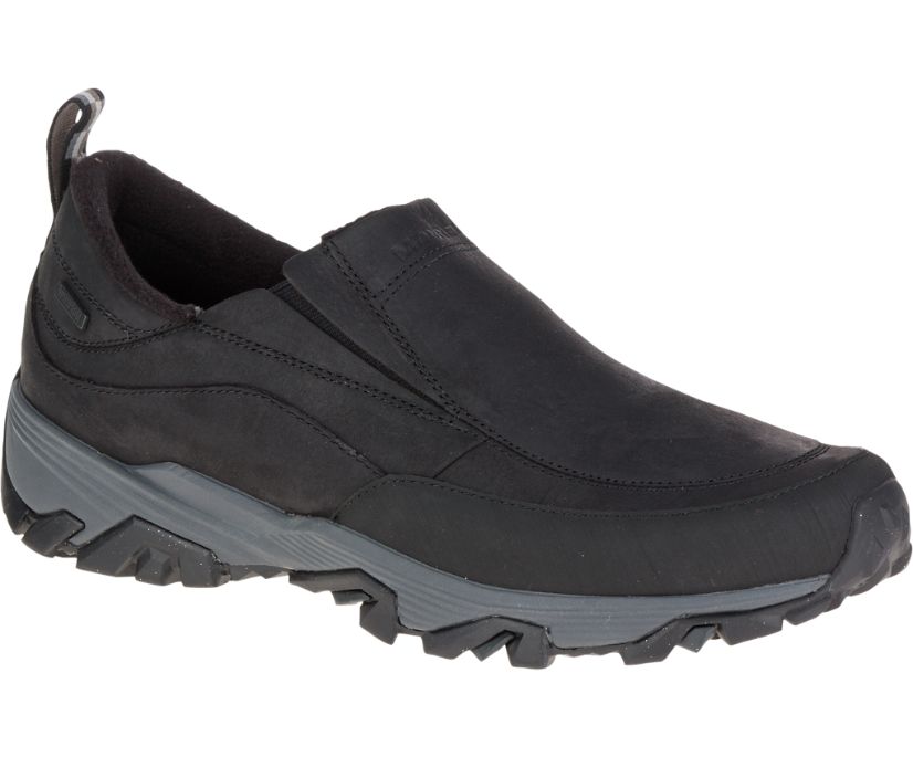 Buty Merrell ColdPack Ice+ Moc Wasserdicht Wide Width - Slip Ons Męskie Merrell - Czarne [GBTNK-4195